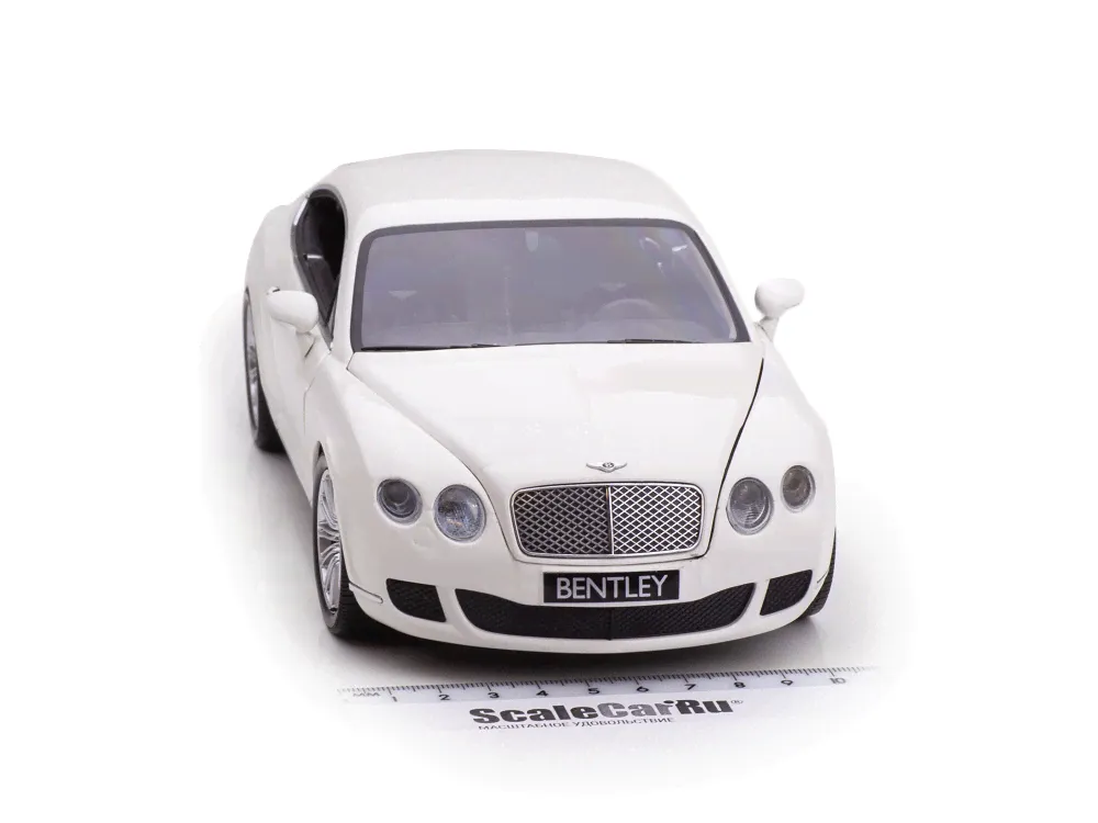 Масштабная модель Bentley Continental GT 2008 белый лучшая цена!-3