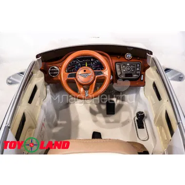Электромобиль Toyland Bentley Bentayga Белый