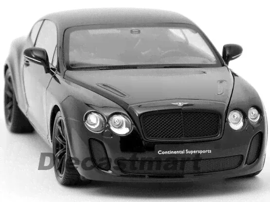 WELLY 1:18 18038 2013 BENTLEY CONTINENTAL SUPERSPORTS COUPE BLACK NEW DIECAST-0