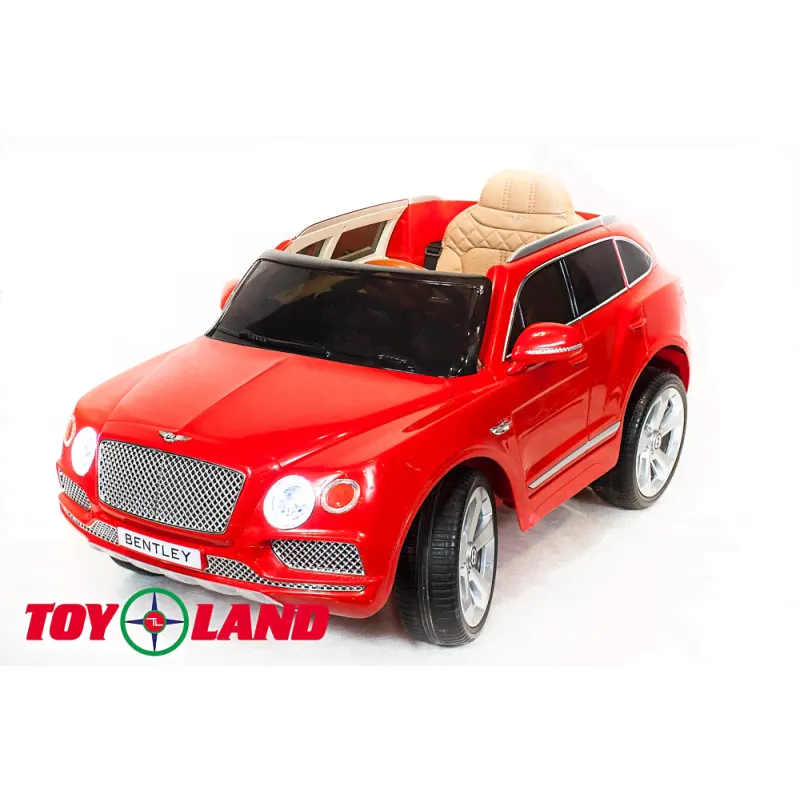 Электромобиль Джип Bentley Bentayga Красный