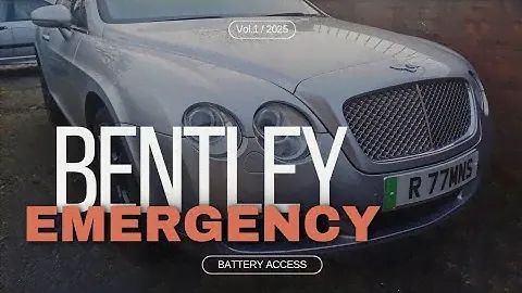 Bentley Continental GT - (Flat Battery, Jumpstart, Boot Opening, Fuseboxes & Emergency Access)